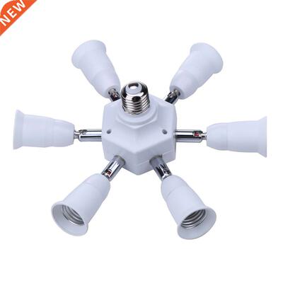 Universal E27 Adapter Conversion Socket To 6 in 1 E27 Flexi