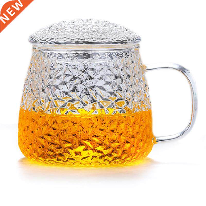 Coffee Mug Glass Cup Milk Juice Drinking Glass Novelty Cryst - 实物图