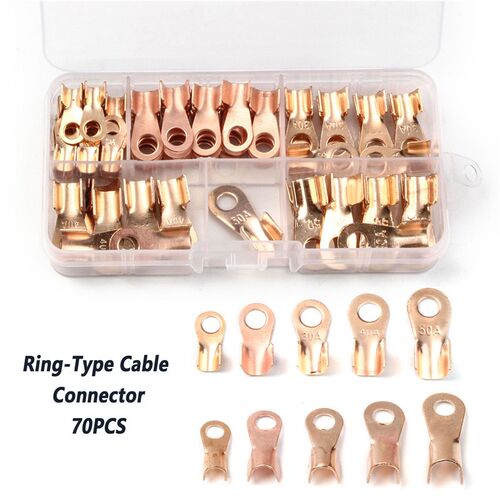 YT Bare OT Open Ring-Type Cable Wire Terminal Copper Lugs Se