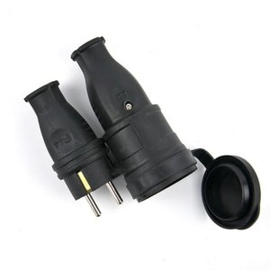 European Rubber Industrial Male & Female Plug Socket 16A