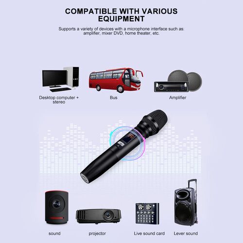 U-Band FM Handheld Microphone Low Power UHF Dynamic Micropho