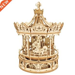 Robotime Rokr Music Box 3D Wooden Puzzle Game Assembly Model