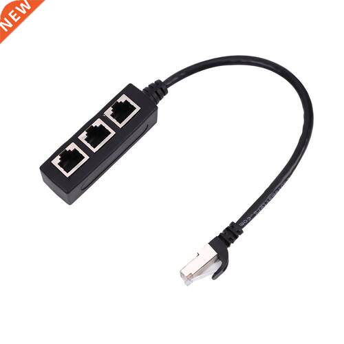 3 in 1 RJ45 Splitter LAN Ethernet Network RJ45 Connector Ext