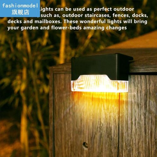 Garden Fence Light 0.12W 3lm Solar Waterproof Garden Landsca