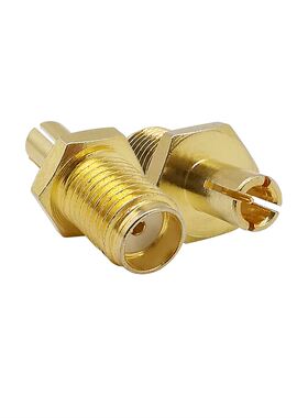 2Pcs Gold plated SMA Female Jack to TS9 Male Plug Straig R