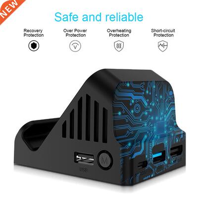 For Switch Cooling Fan Portable Charging Base for Switch Vid