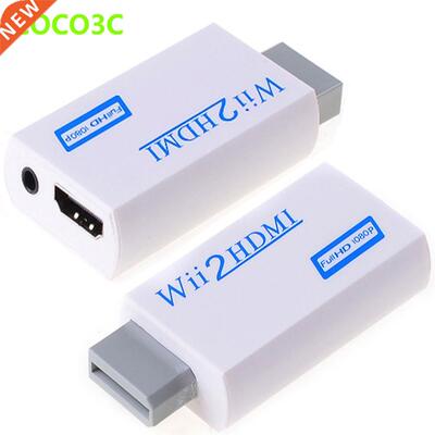 Wii To HDMI adapter 3.5mm Audio Video Output Wii2HDMI Upscal