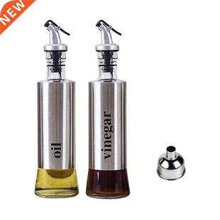 300ML Oil & Vinegar Bottle Set, 2 Pcs Olive Oil Dispense