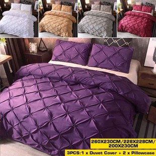 NEW Bedding Set of Duvet Cover Bed Sheet Pillowcases Single