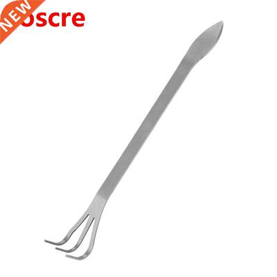 Root Rake Stainless Steel Root Rake -Prong Loosen Soil Bons