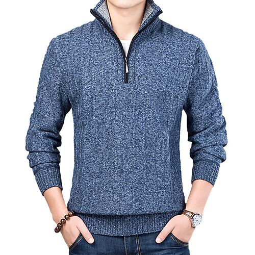 New Winter Men's Sweater Casual Pullover Mens Warm Sweaters