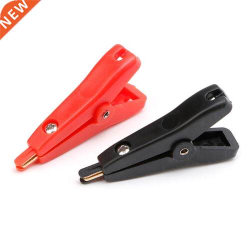 2PCS Copper Plated Gold Two-level test clip Four-Clamp LCR K