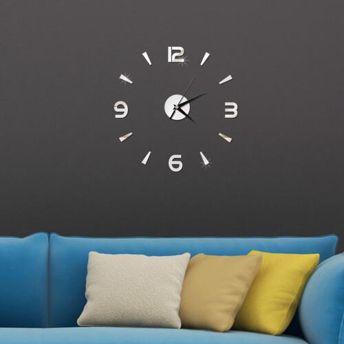 Affordable 3D Wall Clock  Acrylic Mirror Stickers Watch C