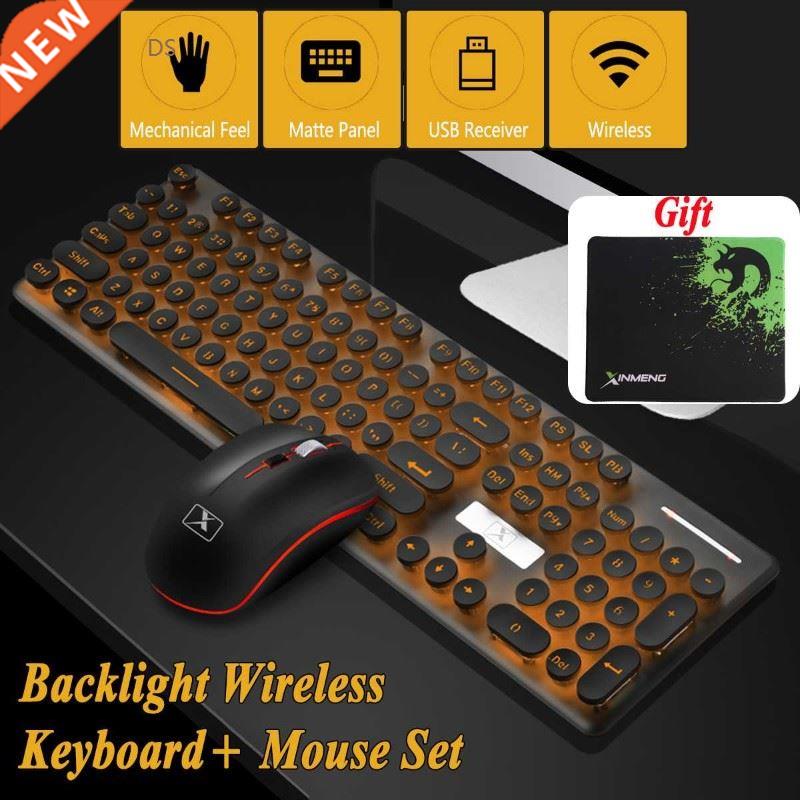 Multimedia 2.4G Wireless Keyboard Mouse Combos Rechargeable