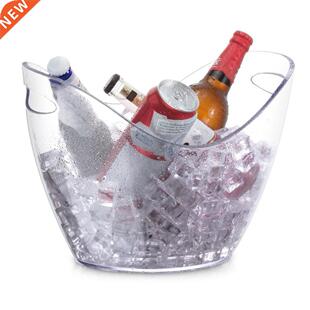 8L Transparent Ice ucket Kitchen Wine Chpagne eer ottle