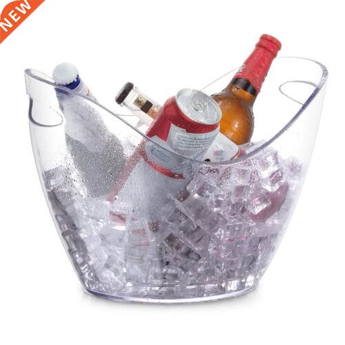 8L Transparent Ice ucket Kitchen Wine Chpagne eer ottle