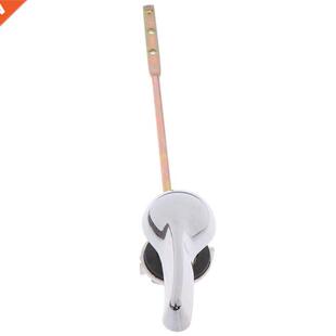 20CM Universal Toilet Tank Flush Lever Luxury Chrome Toilet
