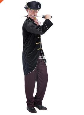 Halloween Cosplay costume Deluxe pirate costume squerade a