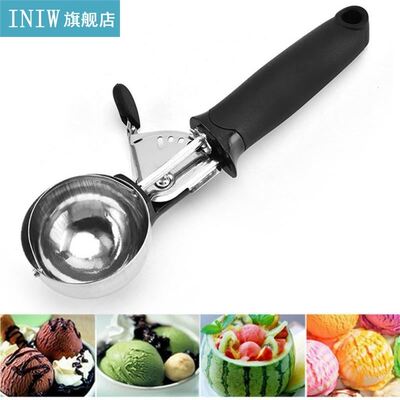 1pc Ice Cream Spoon Anti-Freeze Stainless Steel Spoo