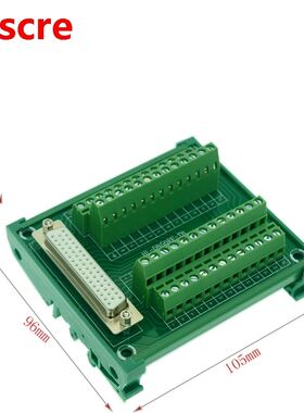 DB50 female D-SUB DR-50 Male Female signals Terminal PCB Bre