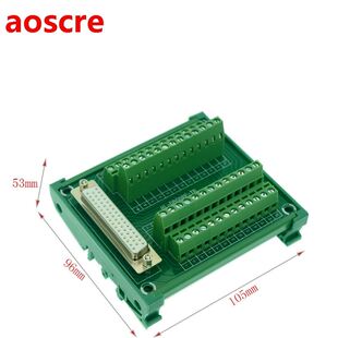 DB50 female D-SUB DR-50 Male Female signals Terminal PCB Bre