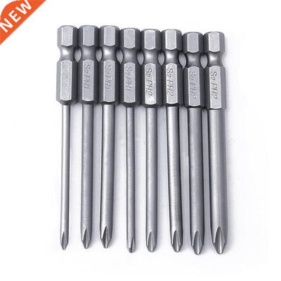 8 Sizes Alloy Steel Cross Head Screwdrivers 75mm Length 6.5