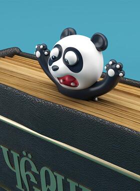 1 PC Original Cute Panda And Shia Inu PVC Material Funny o