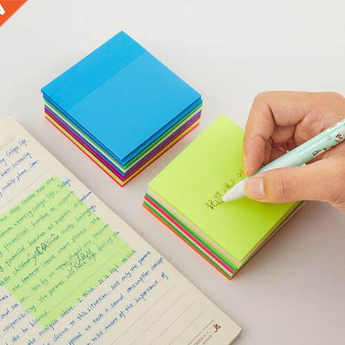 Transparent Sticky Note Pads Waterproof Self-Adhesive Memo N