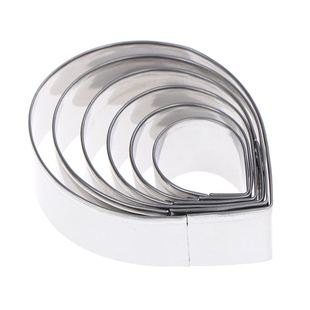 6Pcs/set Baking 3D Mould Cookie Cutters Fondant Cake Bis