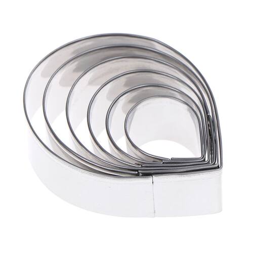 6Pcs/set  Baking 3D Mould Cookie Cutters Fondant Cake Bis