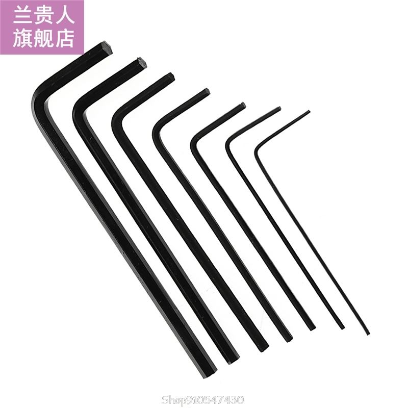 New 7Pcs 0.7mm-mm Mini Hexagon Hex Allen Key Set Wrench Scr