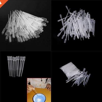 100PCS 0.2/0.5/1/2/ML Transparent Pipettes Disposable Safe