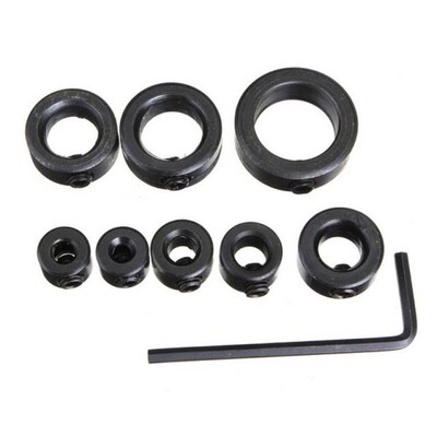 Drill Depth Stop Collar Depth Limiter Positioner Wood Drill