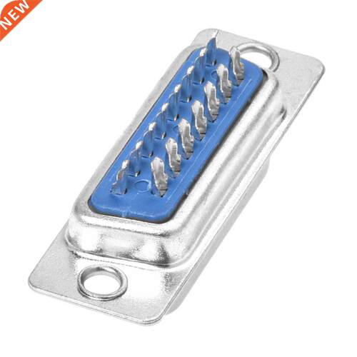 10 Pcs DB15 15 Pin Male Jack Adapter Plug Solder Connector R