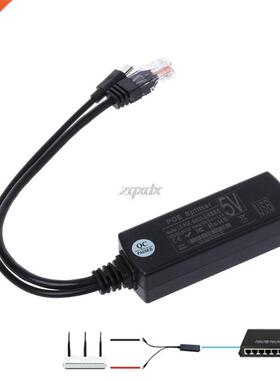 Power Over 48V To 5V 2.4A Active POE Splitter Micro USB Plug