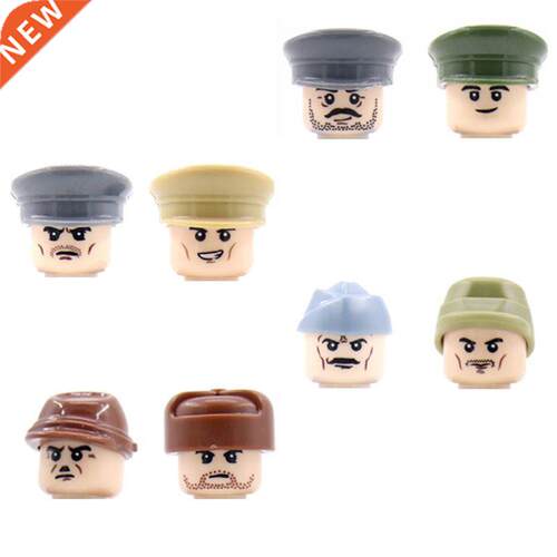 WW2 Army Commander Soldiers Figures Building Blocks Military