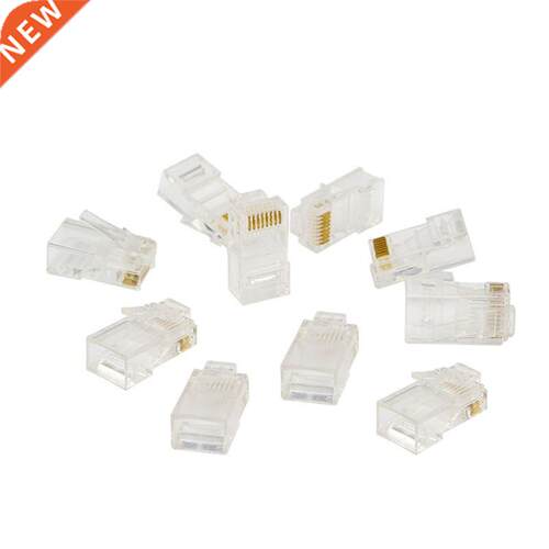 10pcs RJ45 Ethernet Cable Crystal Head Adapter RJ45 Lan Wire