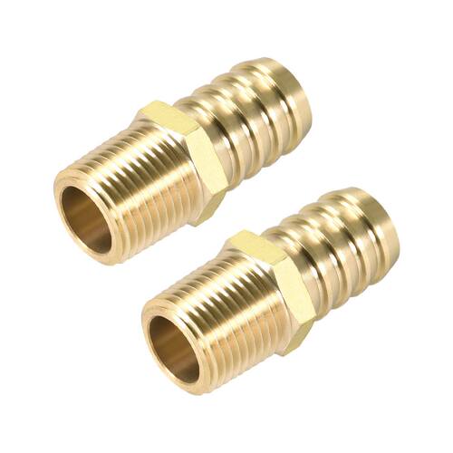 2pcs Brass Barb Hose Fitting Connector apter 3/4inch Barbe