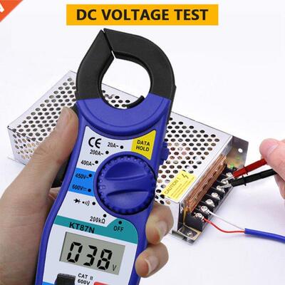 Digitl Clmp Meter Multimeter Voltge Tester Mesures C/ D