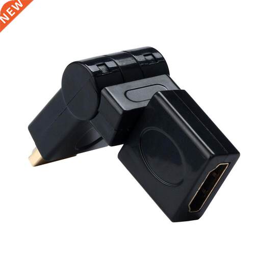 360 Degree Swivel Rotating HDMI Male To Female Adapter Angle