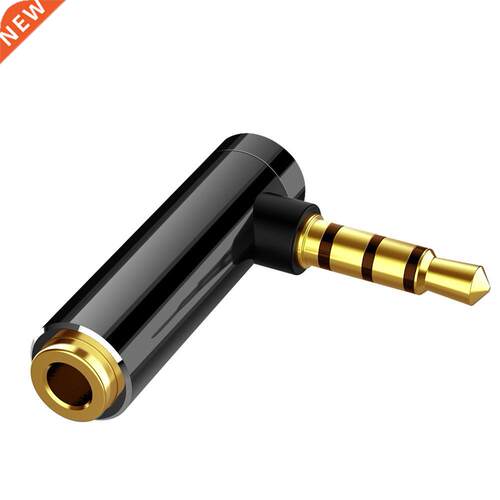 Audo Jack 3.5mm to 3.5mm Rght Angle Male to Female Stereo
