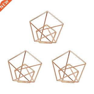 3PCS Metal Plant Stand Geometric Metal Plants Stand Elegant