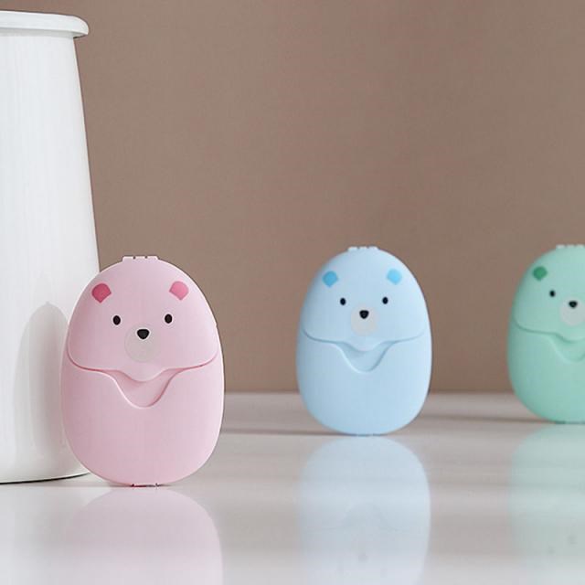 50Pcs/box Disposable Soap Paper Washing Hand Bath Cleaning S