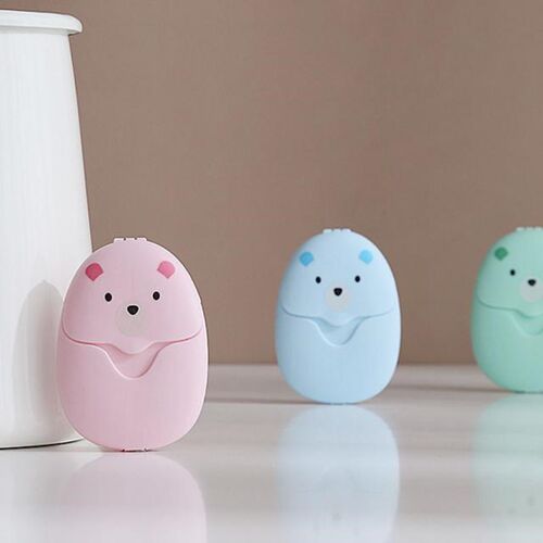 50Pcs/box Disposable Soap Paper Washing Hand Bath Cleaning S