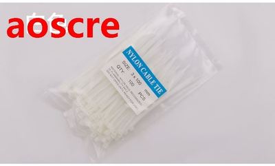 white Nylon tie belt 3X100 color environmental protection p