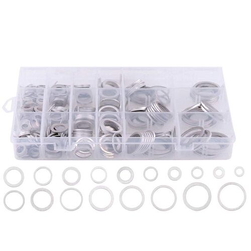 Flat Washers,Automotive Oil Drain Plug Gasket Aluminum Flat