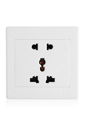 Universial 5 Hole AC Power Outlet Panel Plate Charger Dock S