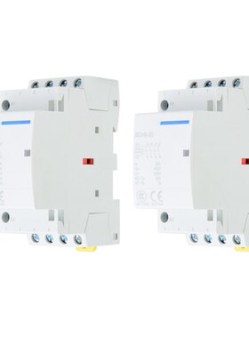4P 20A 2NO 2NC 24V 220V230V Household AC Contactor DIN Rail