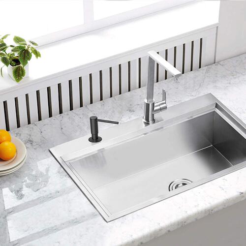 liquid Soap Dispenser With Extension Tube Kit Brass Pump He