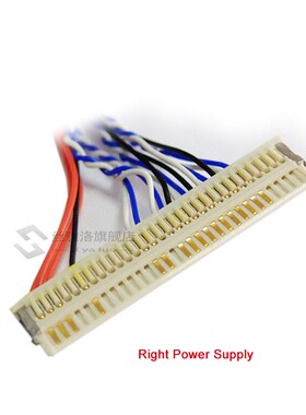 400mm LVDS Cable FIX-30P-D8 1ch 8-bit 30 pins 30pin single 8